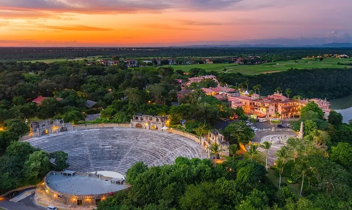Romana: Cave of wonders and Chavón from Santo Domingo.