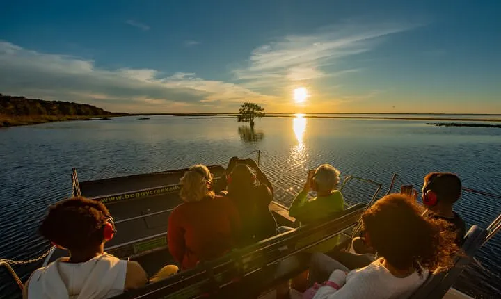 1-Hour Sunset Airboat Ride near Orlando