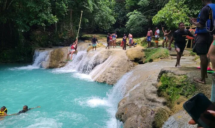 Dunn's River Falls & Blue Hole from Montego Bay or Falmouth