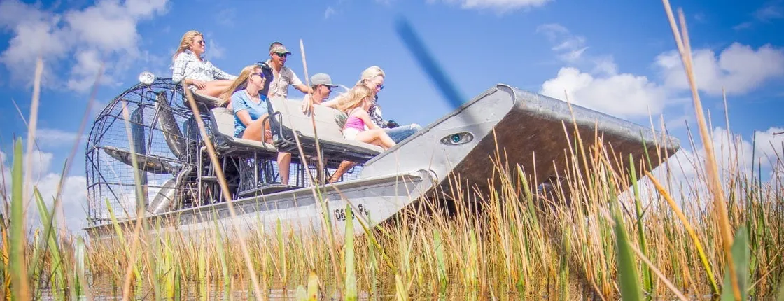 Airboat tour of the Everglades National Park