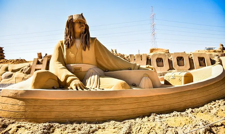 Private Sand City Museum of Art For children and family-Hurghada