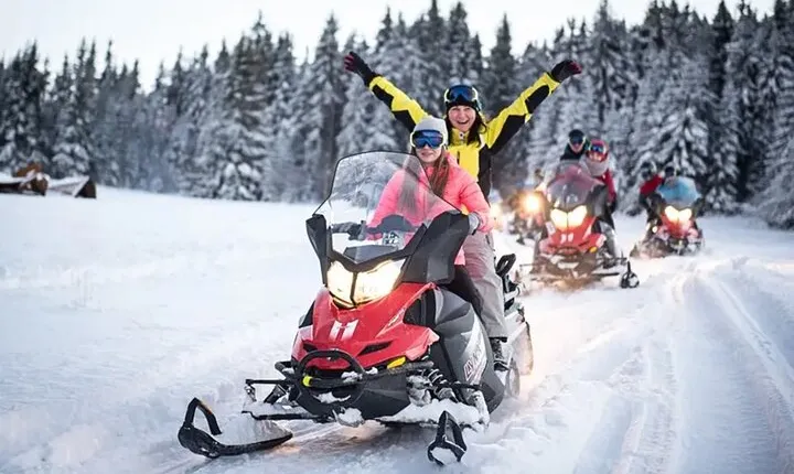 Krakow: Zakopane Tour with Snowmobile Ride & Thermal Baths