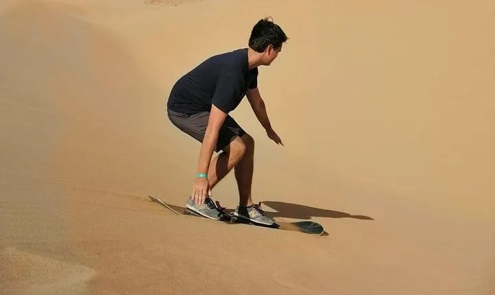 Sandboarding guided experience from Agadir