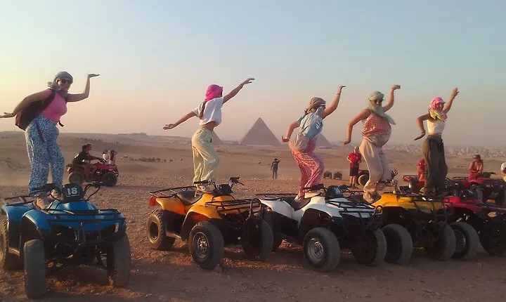 Private Trip Giza pyramids & an Atv quad bike ride from Cairo/Giza hotels