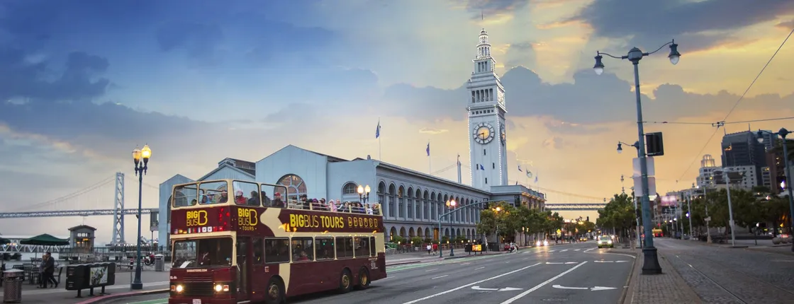 Big Bus San Francisco panoramic night tour
