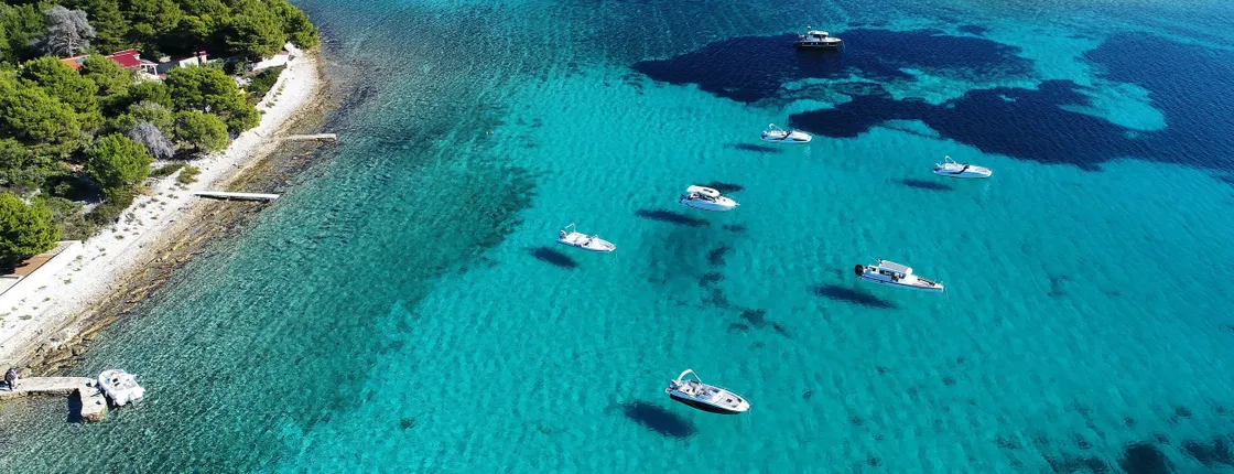Blue lagoon & Trogir, 3 islands half day morning tour
