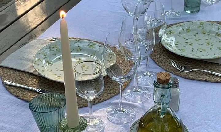 Exclusive evening wine tasting at organic winery