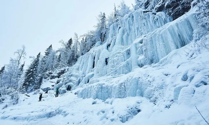 Ice Climbing Day in Korouoma Canyon – from Rovaniemi