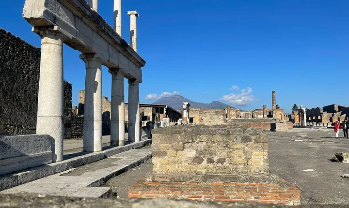 From Positano: Pompeii tour with Wine and Olive oil tasting