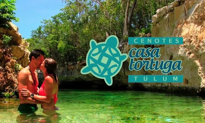 Tour 4 Cenotes Casa Tortuga Tulum. Food + Zipline. Includes Pickup.