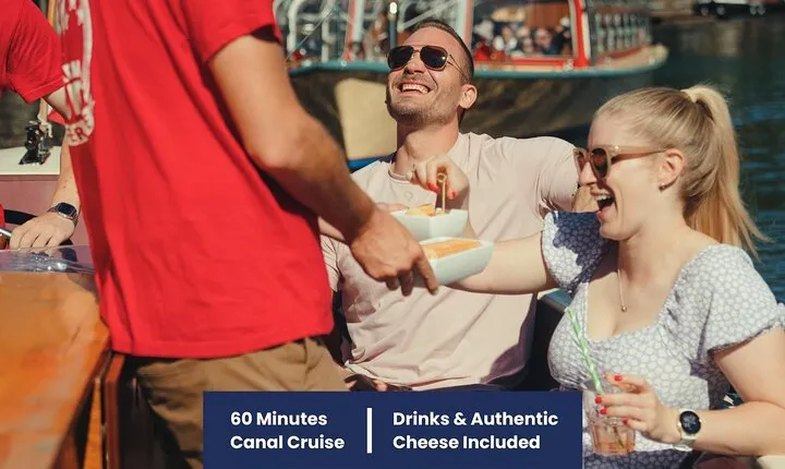 Dutch Cheese & Drinks Guided Amsterdam Boat Tour, All Included