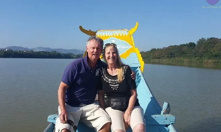 Hue Private Dragon Boat(Cruise):Sunrise/Sunset & Riskshaw Riding