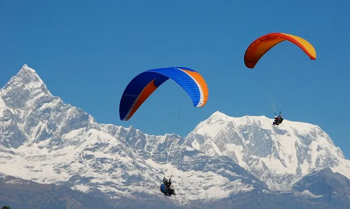 Experience the thrilling Paragliding flight in Pokhara