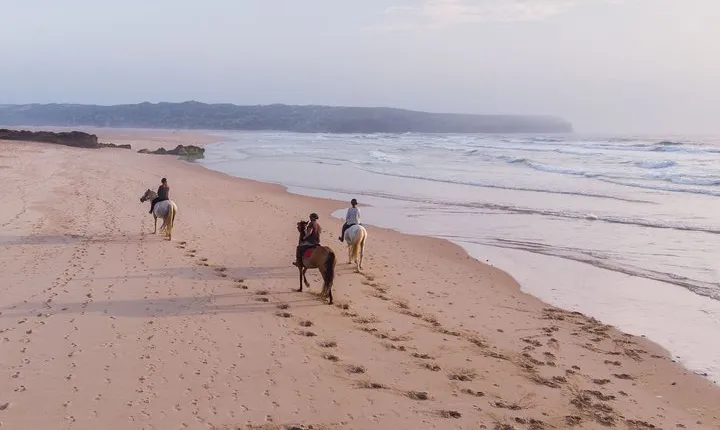 Bordeira Beach - Horse Riding Tour at Sunset