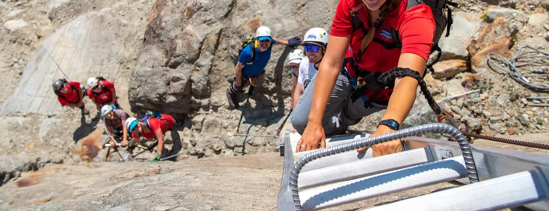 Guided hike on the Whistler via ferrata