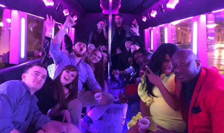 Private Party Bus Up to 30 People Vegas Nightclub Tour