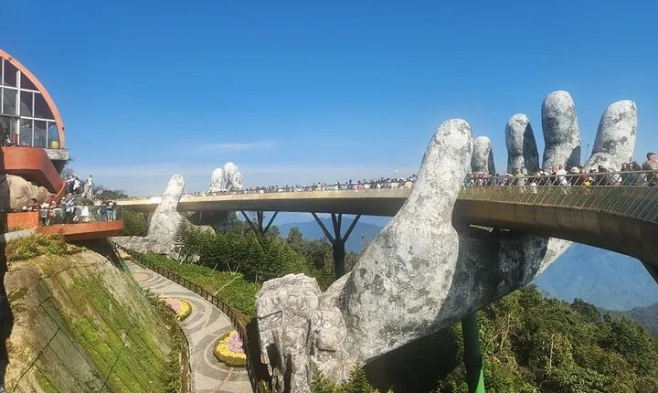 Golden Bridge Ba Na Hills via Cable Car & My Son Sanctuary Fullday Tour