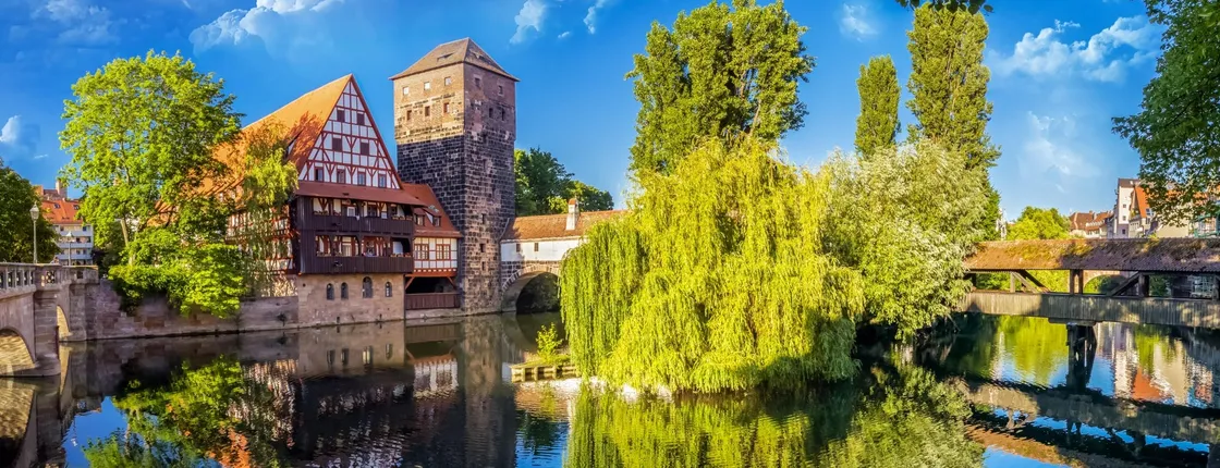 Tour medieval Nuremberg in a city exploration game