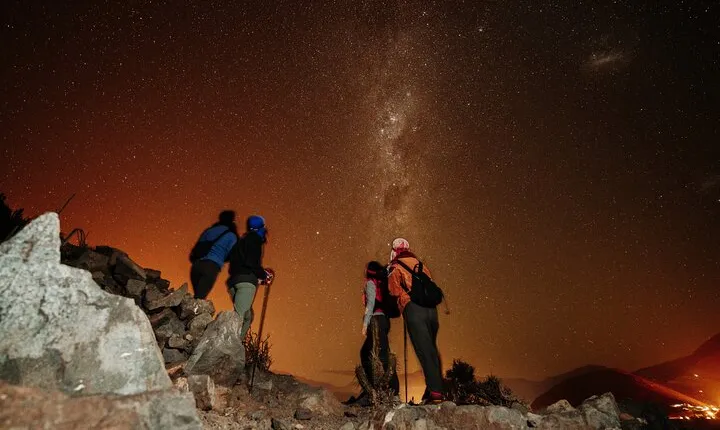 Night walk with astro photography