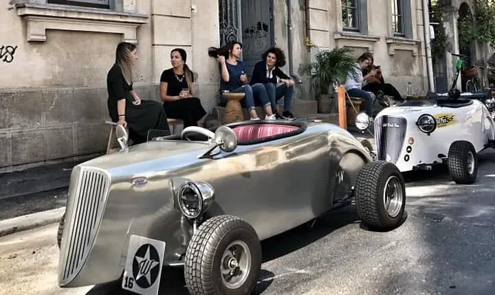 Bucharest: CityTour in one of a kind mini hot rod