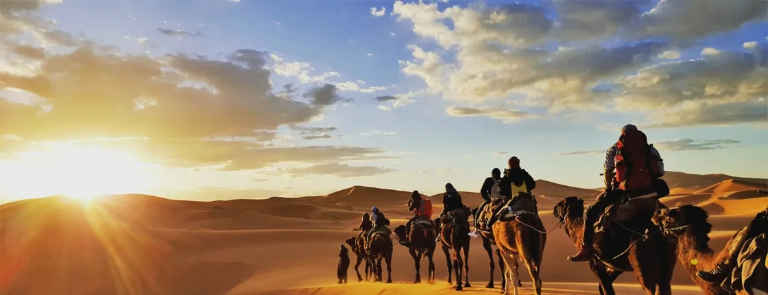 Excursion to the Agafay Desert with dinner in a tent at sunset