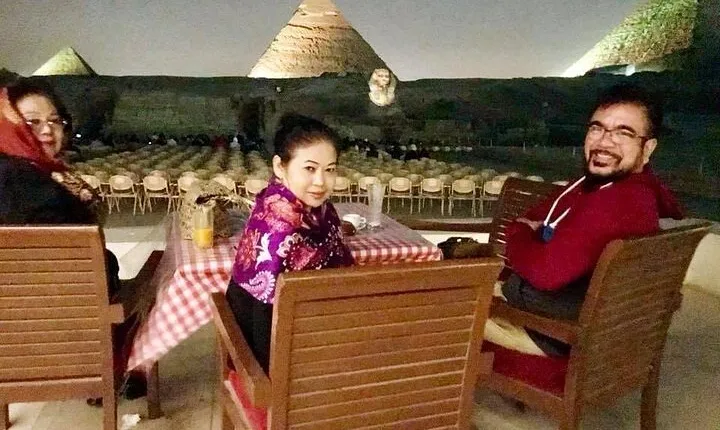 1 hour sound and light Private show at Giza pyramids