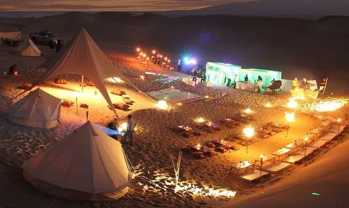 Dinner at Huacachina Desert