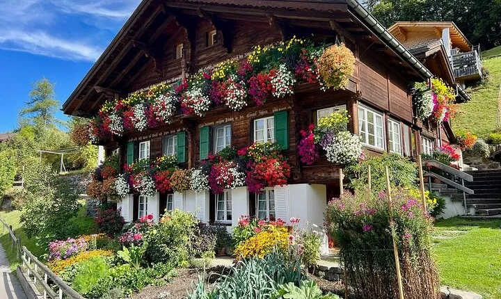 Easy countryside tour in Swiss Alps - kids friendly