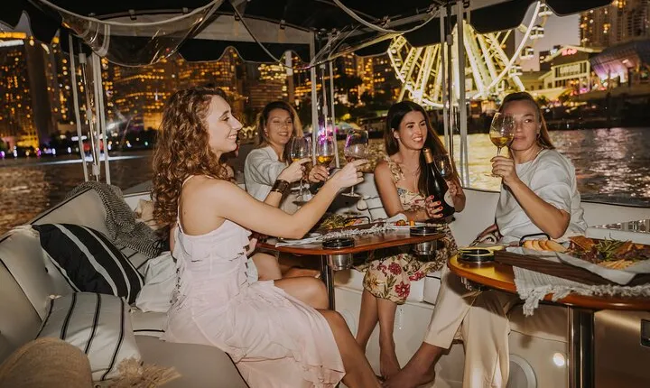 Private Luxury Miami River E-Boat Cruise & Wine and Charcuterie