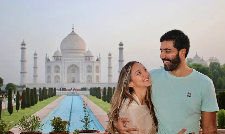 Taj Mahal Tour with High-Speed Train Experience - All Inclusive