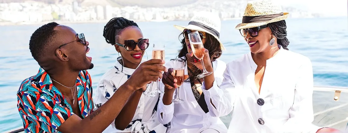 Cape Town prosecco morning boat experience