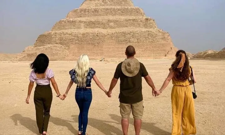 Private Tour Dahshur Pyramids Sakkara and Memphis City from Cairo