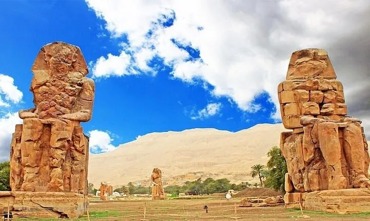 From Luxor: 7-Night Nile River Cruise, Hot Air Balloon with professional guide.