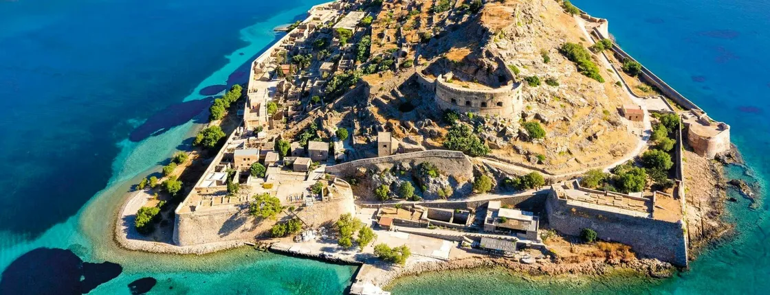 Spinalonga Island guided tour with seaside villages and lunch