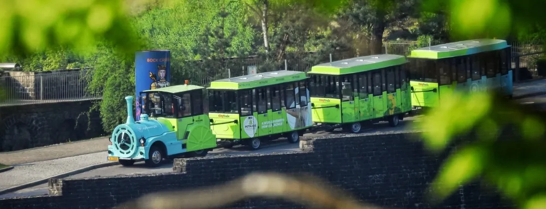 Little City Train through the city of Luxembourg