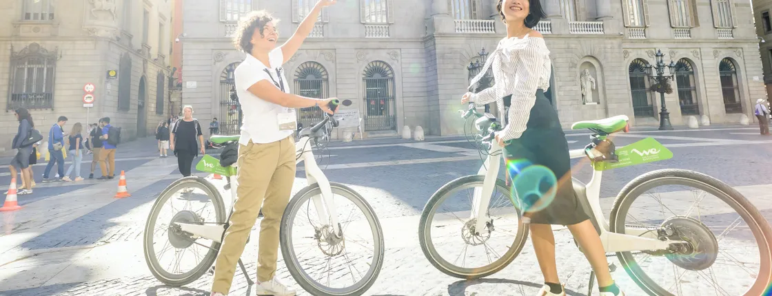 360º Barcelona eBike with Montjuic Cable Car ticket and sailing trip
