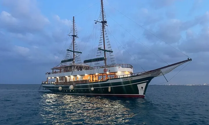 Aerosa Sunset Afternoon Guided Cruise with Dinner in Cyprus