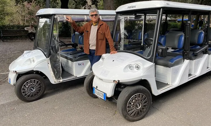 3 hour Golf Cart tour of Rome with Gelato