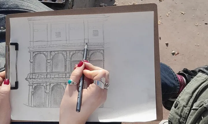 Colosseum Alternative Tour: Sketch & Savor Creative Experience