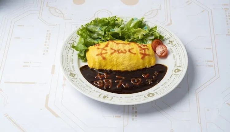 Nagoya Popular Maid Cafe Drawing Omelette Rice Plan