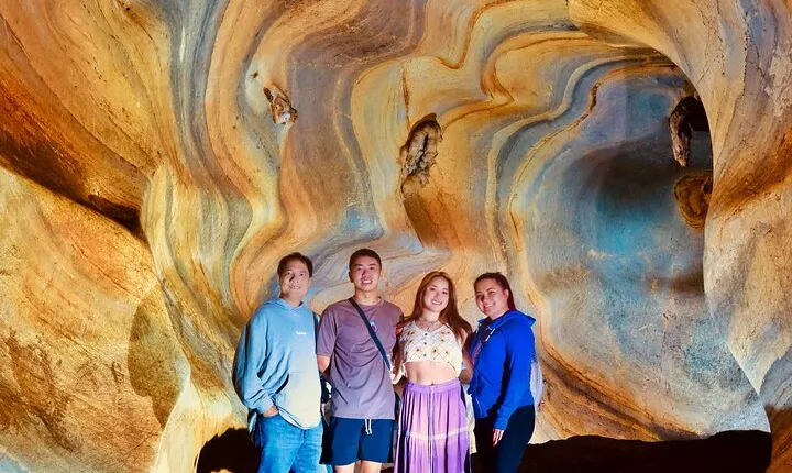 Private Guided Rainbow Cave Unseen Canyon and Lanna temple