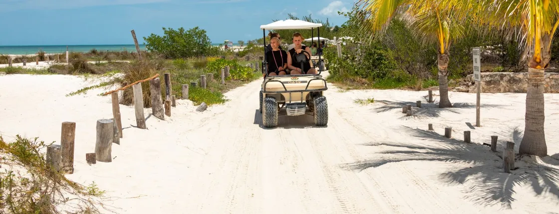 Private Holbox Island boat and buggy tour in Mexico