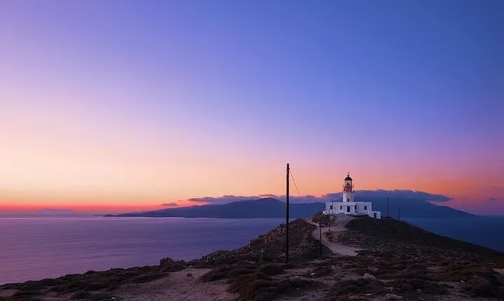 Small-Group Armenistis Lighthouse Sunset Tour in Mykonos