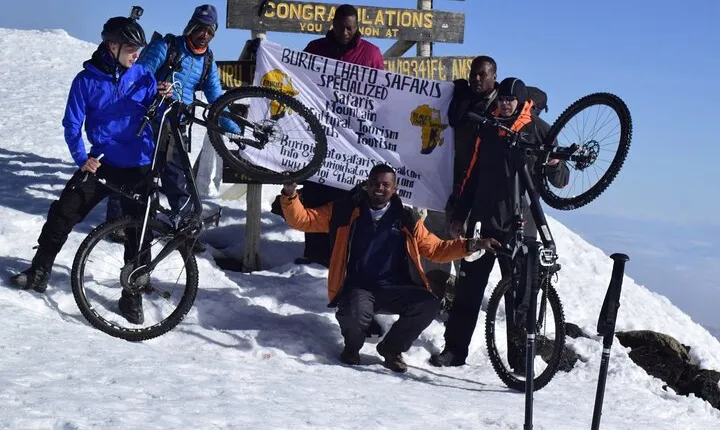 Top 6 Days Mt. Kilimanjaro Bike trek Tour by Marangu-Kilema Route