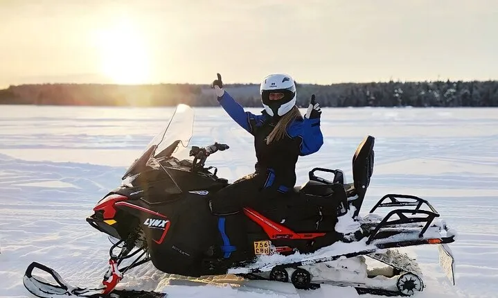 Rovaniemi Snowmobile Adventure & BBQ - 1‑Hour Drive, Small Group