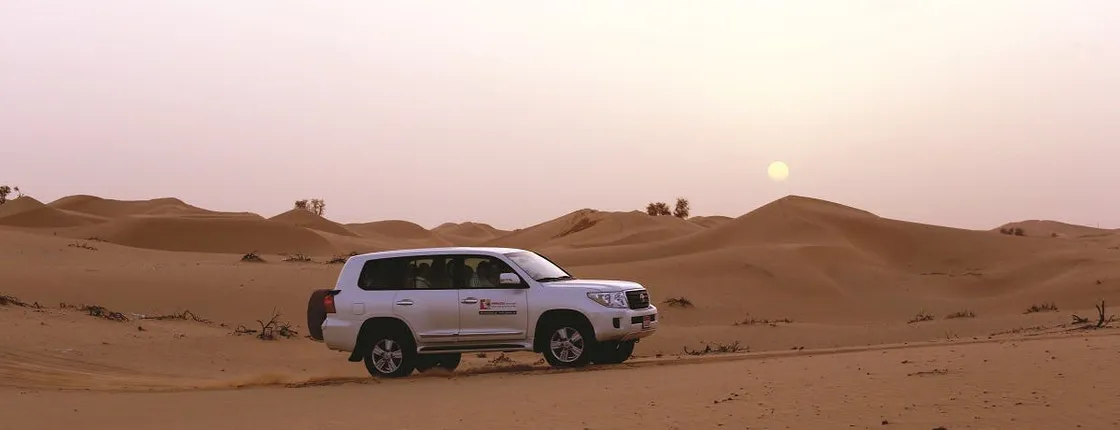 Private morning desert safari from Abu Dhabi
