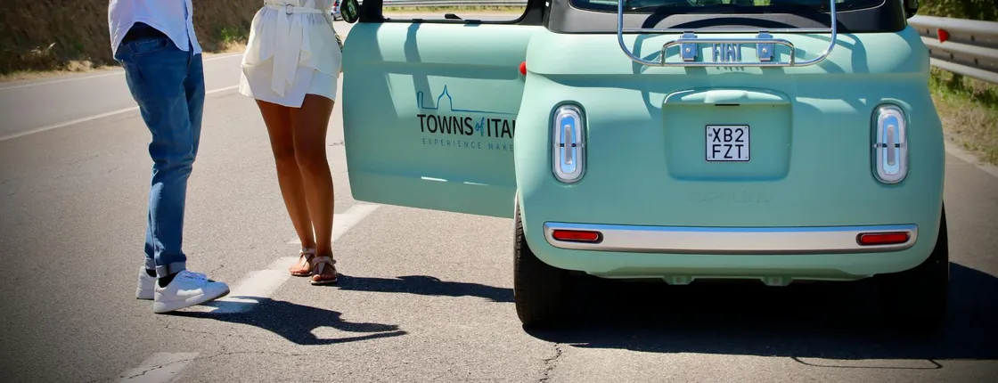 Tuscany e-car excursion with wine tour from Florence