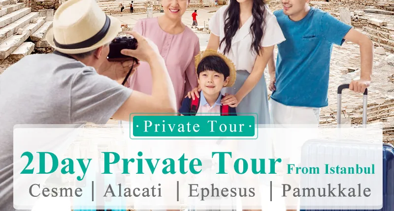 Turkey Ephesus Pamukkale 2 Days Private Tour from Istanbul including Guide and Domestic Flights