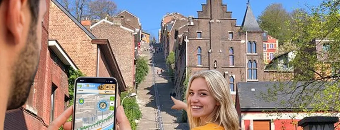 Self-guided digital scavenger hunt in Liège
