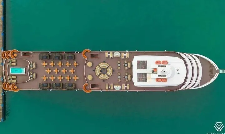 Ambassador Cruise- Luxury Day Trip From Halong Harbor with PICKUP